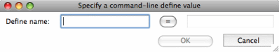 CDD Creation Define Window
