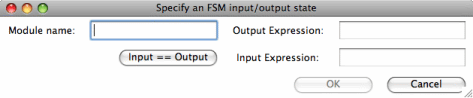 CDD Creation FSM Specification Window