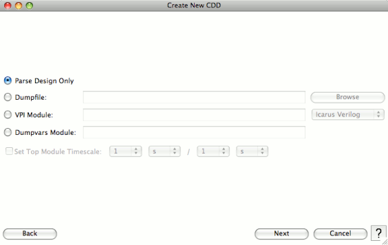 CDD Creation Type Page