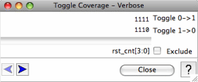 Verbose Toggle Window