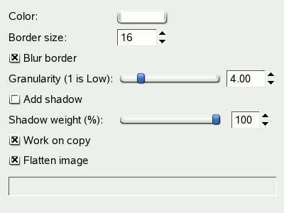 “Fuzzy Border” options