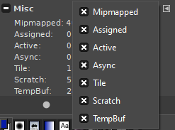 The Misc context menu