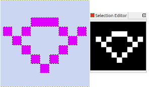 Example for Diagonal Neighbors option applied