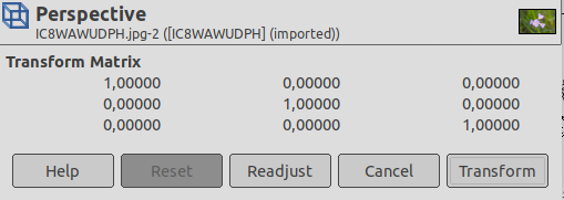 The Shear adjustment dialog