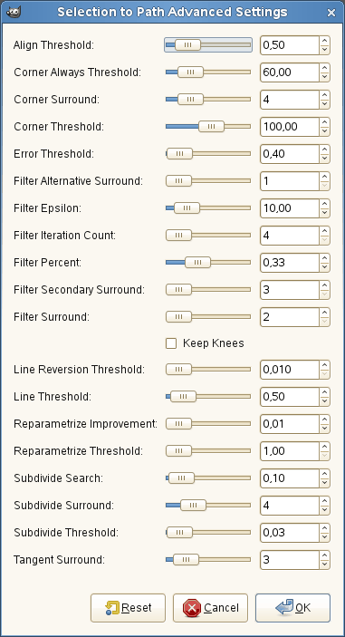 The “Advanced Settings” dialog window