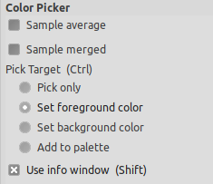 Color Picker Options