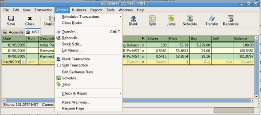 Activation Of The “Stock Split” Assistant