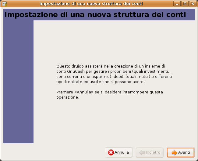 L’assistente per la nuova struttura conti