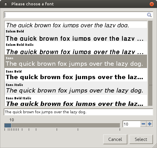 FontDialog