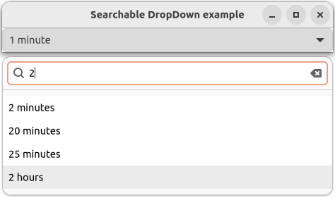 Search String