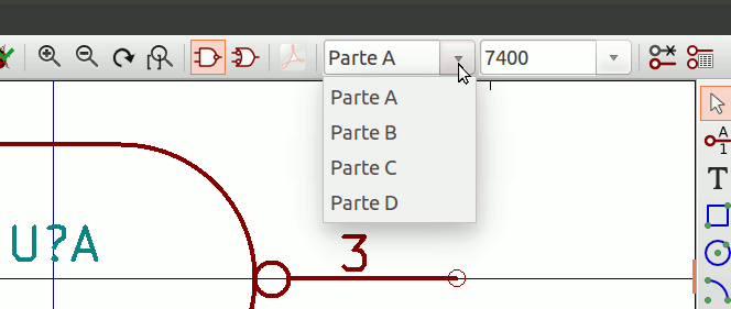 Selecting a symbol unit