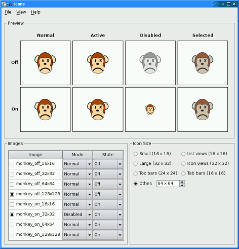 Screenshot of the Monkey Files