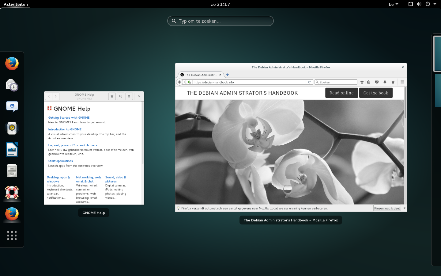 The GNOME desktop