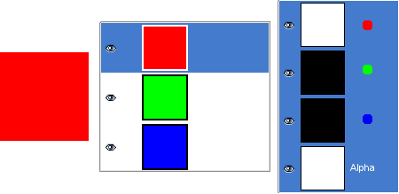 Alpha channel example: Basic image