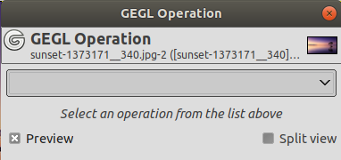 GEGL Operation tool