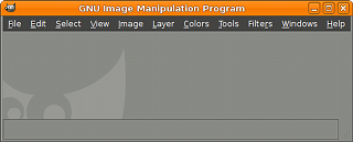 New Look of the image window in GIMP 2.6