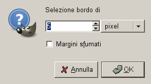 La finestra di dialogo «Bordo»