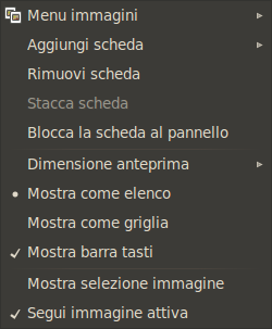 Una finestra di dialogo agganciabile.