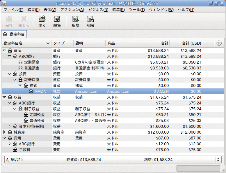 株式売却の例