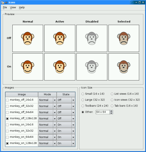 Screenshot of the Monkey Files