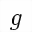 MATHEMATICAL ITALIC SMALL G