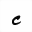 MATHEMATICAL SCRIPT SMALL C