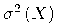 \msup{\unicode{963}}{2}\unicode{8289}\left(X\right)